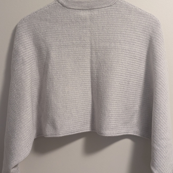 Aritzia Gray Ribbed Sweater - Picture 4 of 6